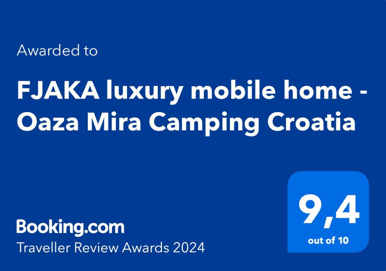 Fjaka Luxury Mobile Home - Oaza Mira Camping Croatia Drage Ngoại thất bức ảnh